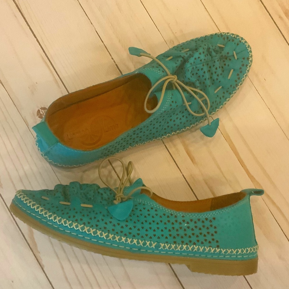 Lemon Lime espadrille flats